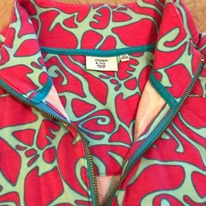 Half zip French terry comfy top